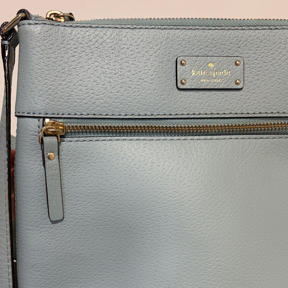 Kate Spade New York Light Blue Leather Crossbody Bag - Picture 5 of 15